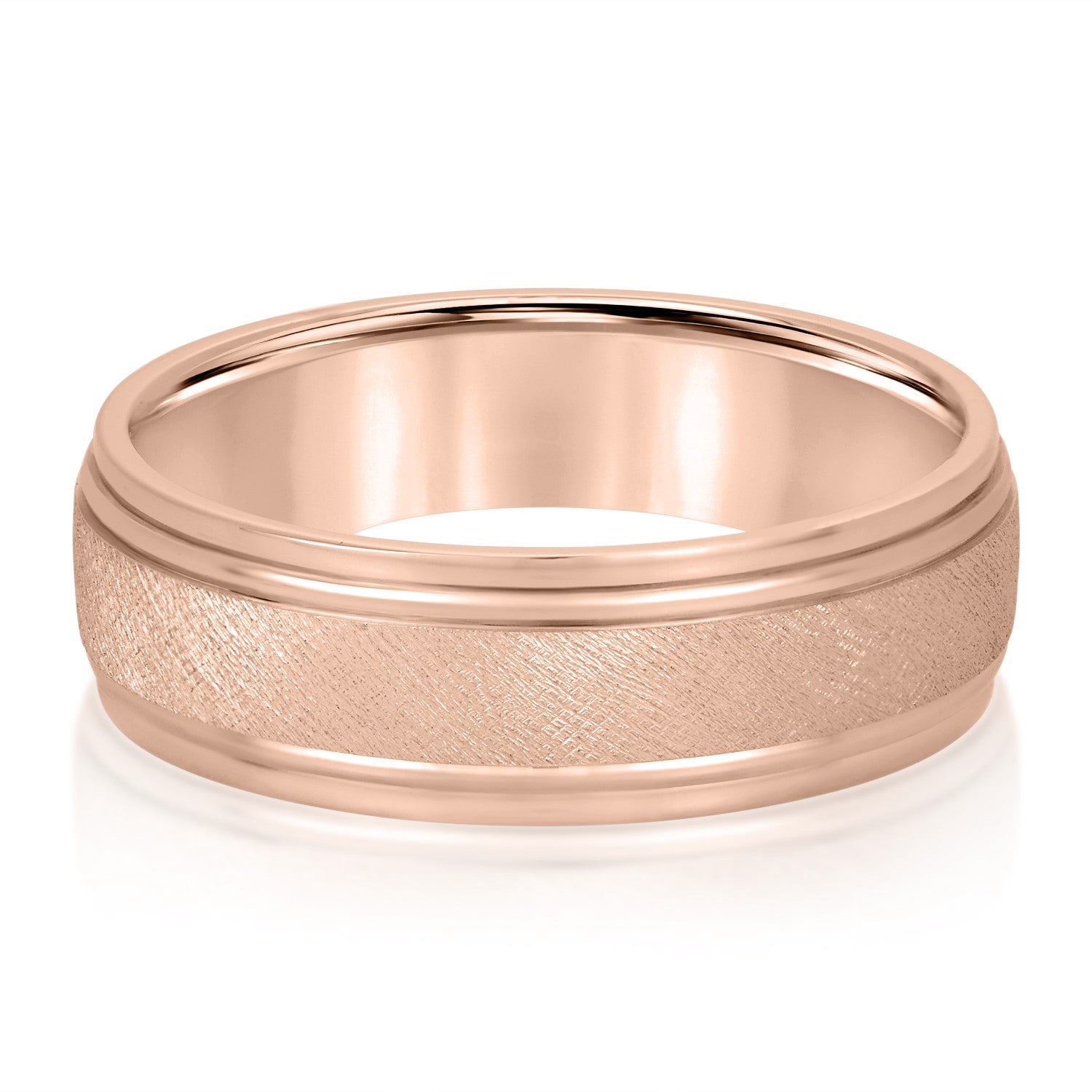 Men's Classic Step Edged Band-VIRABYANI