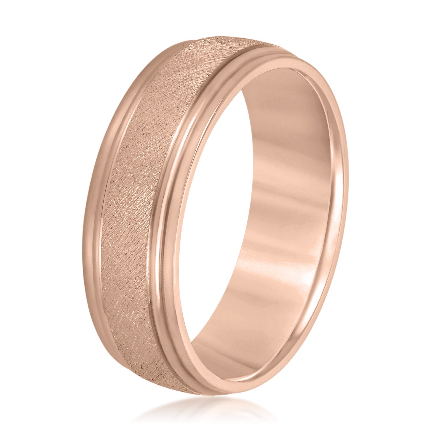 Men's Classic Step Edged Band-VIRABYANI