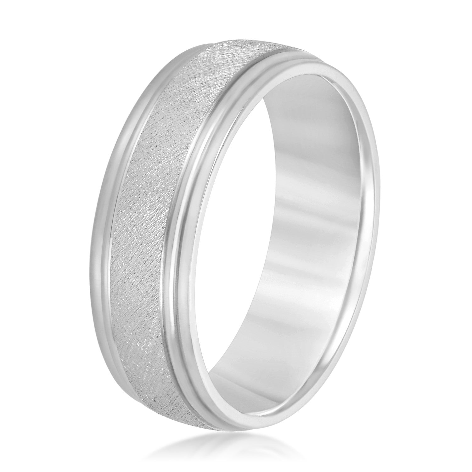 Men's Classic Step Edged Band-VIRABYANI