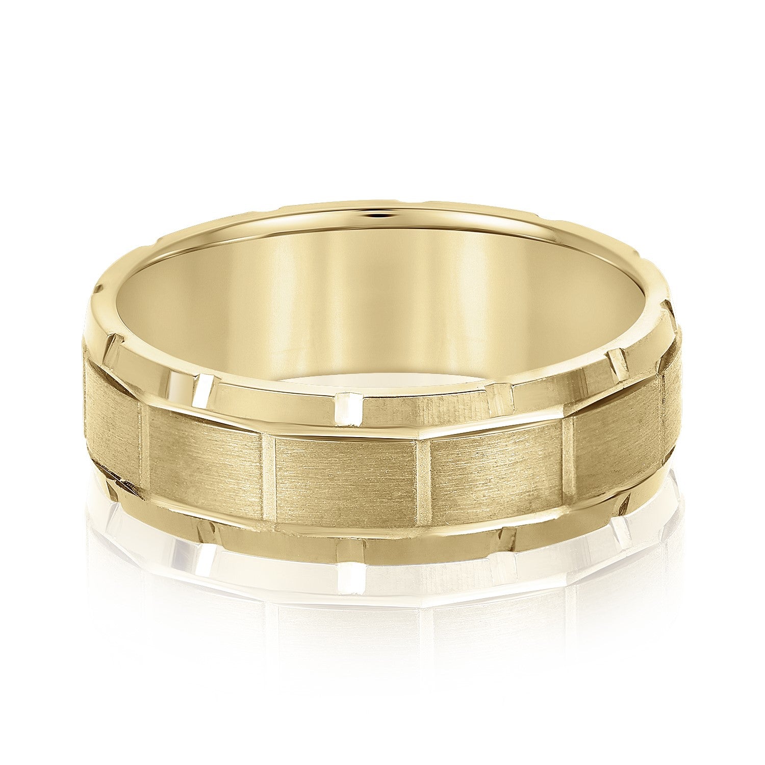 Geometric Glory Watch Chain Inspired Men’s Band-VIRABYANI