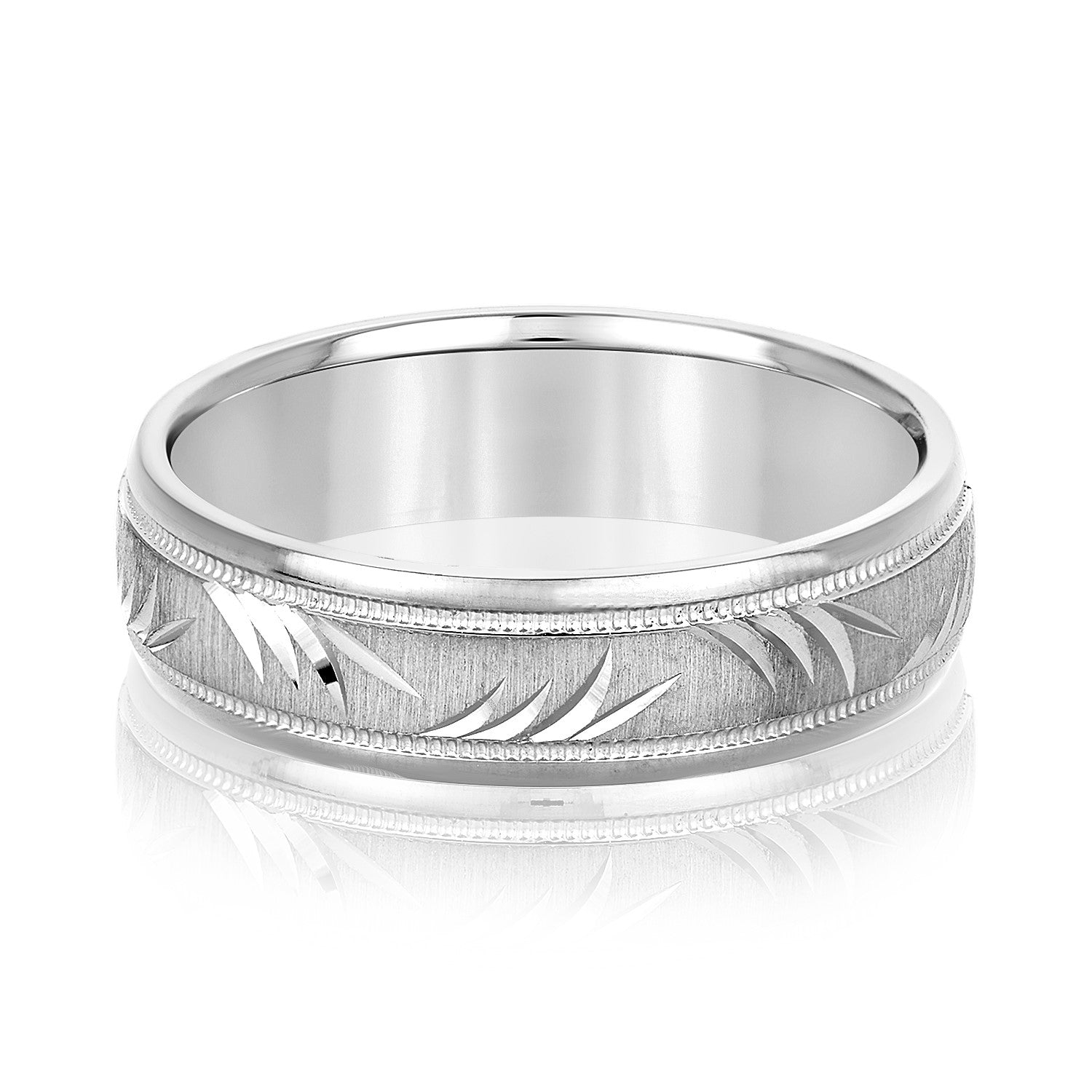 Men's Nature Inspired Diagonal Leaf Band-VIRABYANI