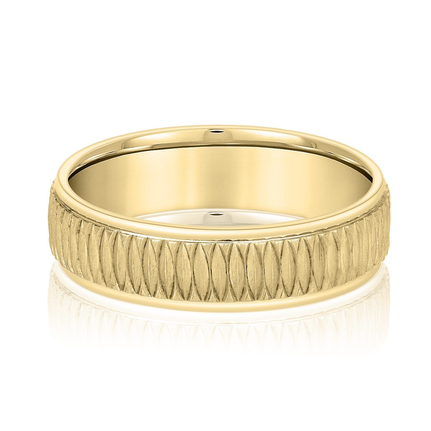 Men's Oval Pattern Design Band-VIRABYANI