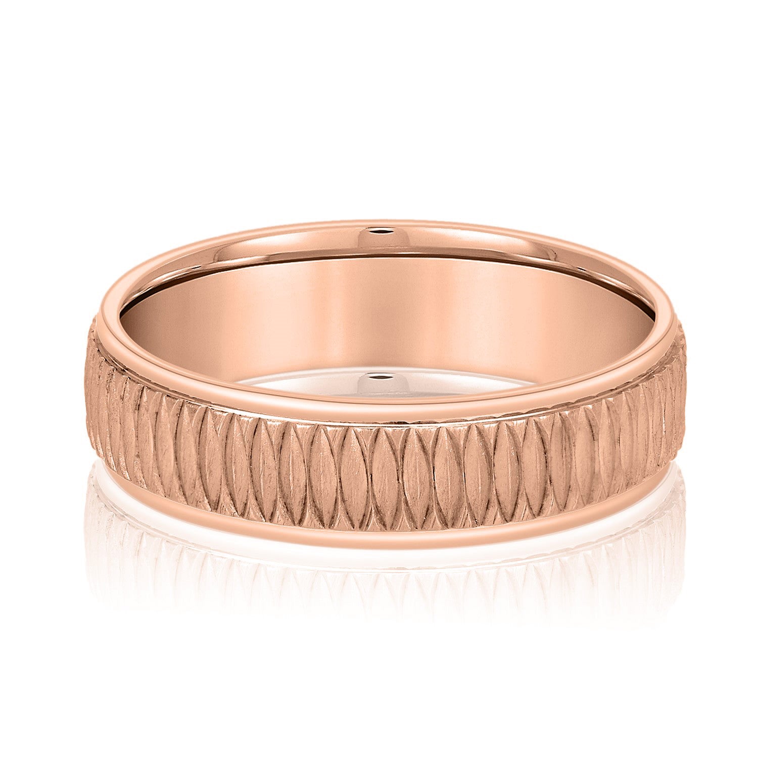 Men's Oval Pattern Design Band-VIRABYANI