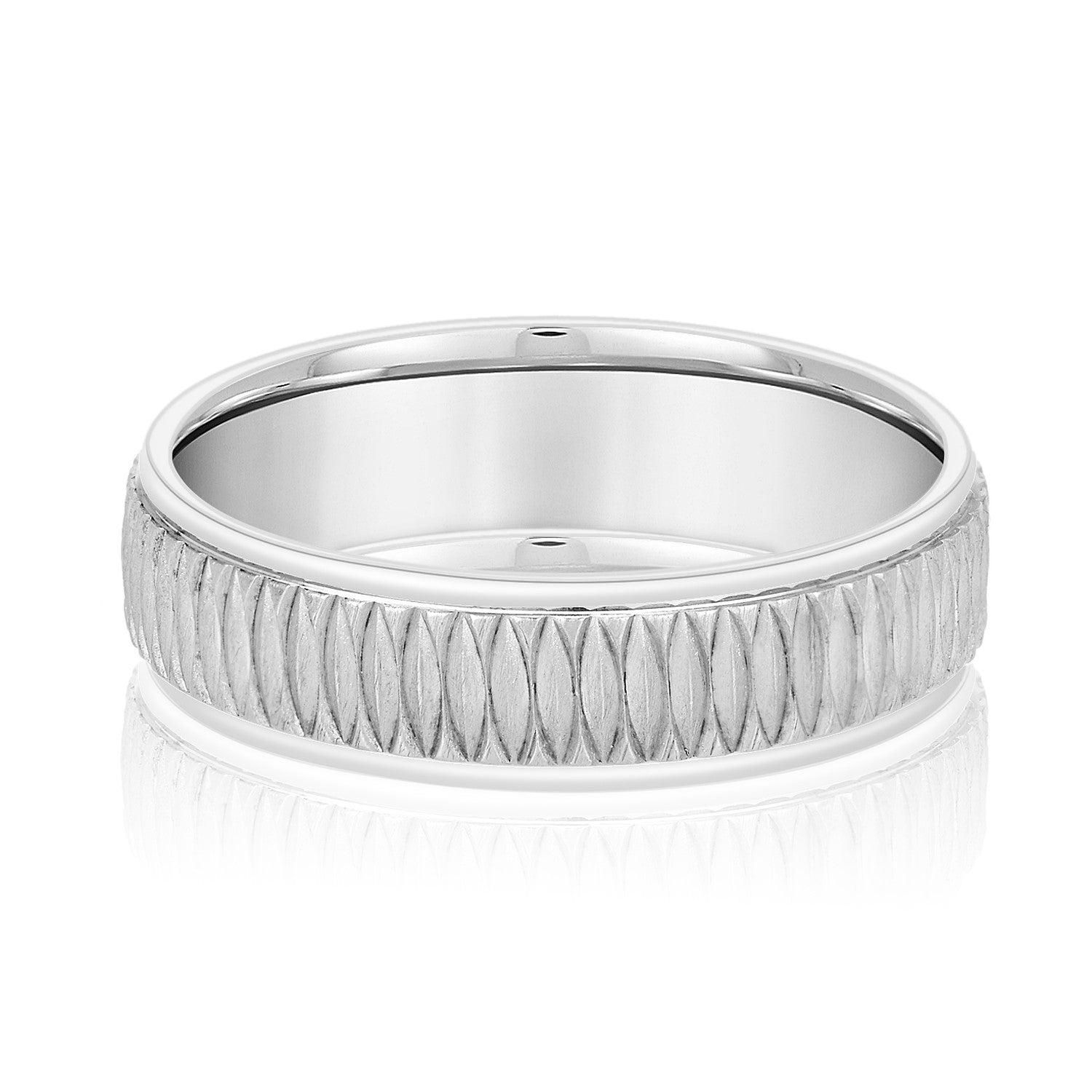 Men's Oval Pattern Design Band-VIRABYANI