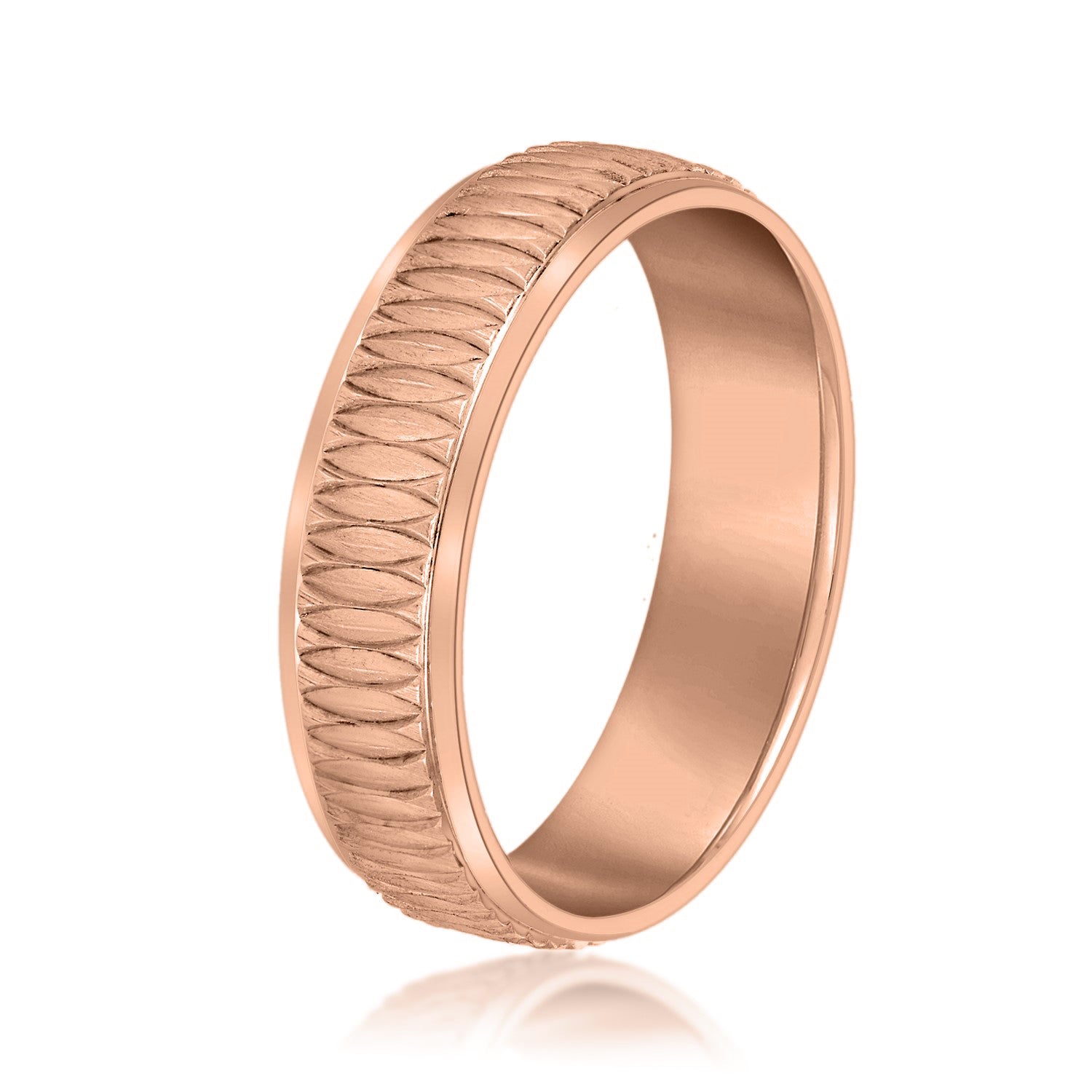 Men's Oval Pattern Design Band-VIRABYANI