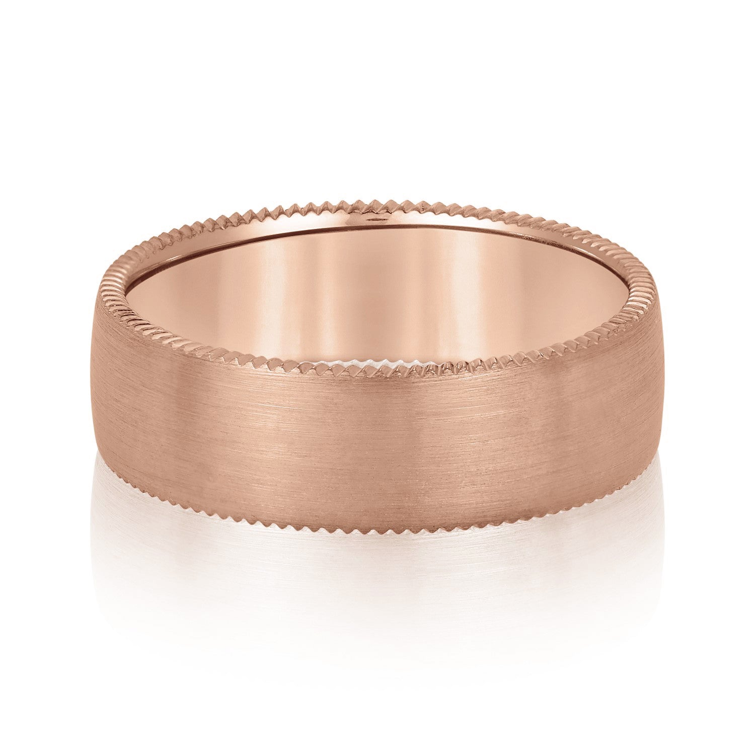 Men's Jagged Edge Wedding Band-VIRABYANI