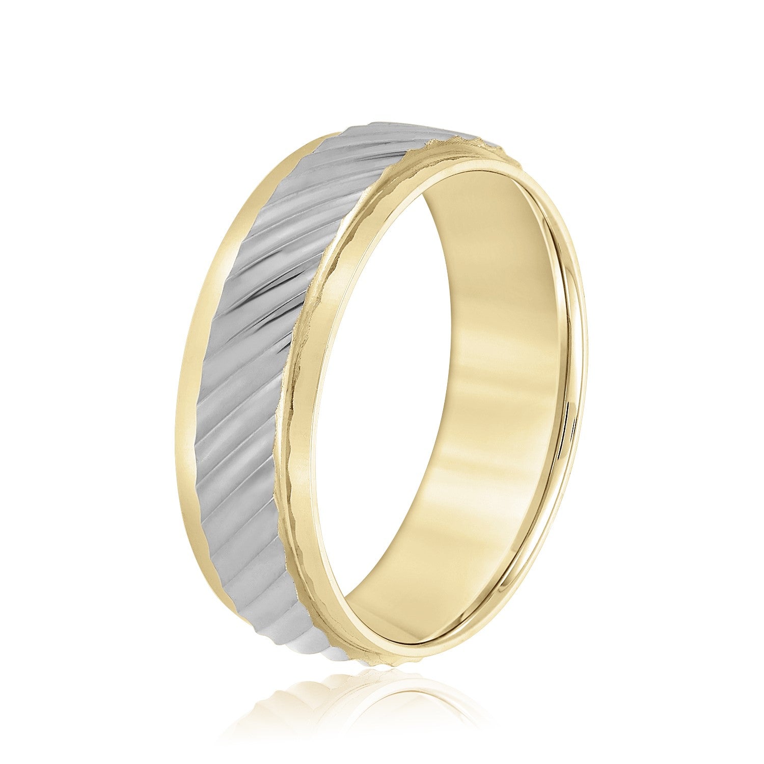 Slanting Lines Pattern Men's Band-VIRABYANI