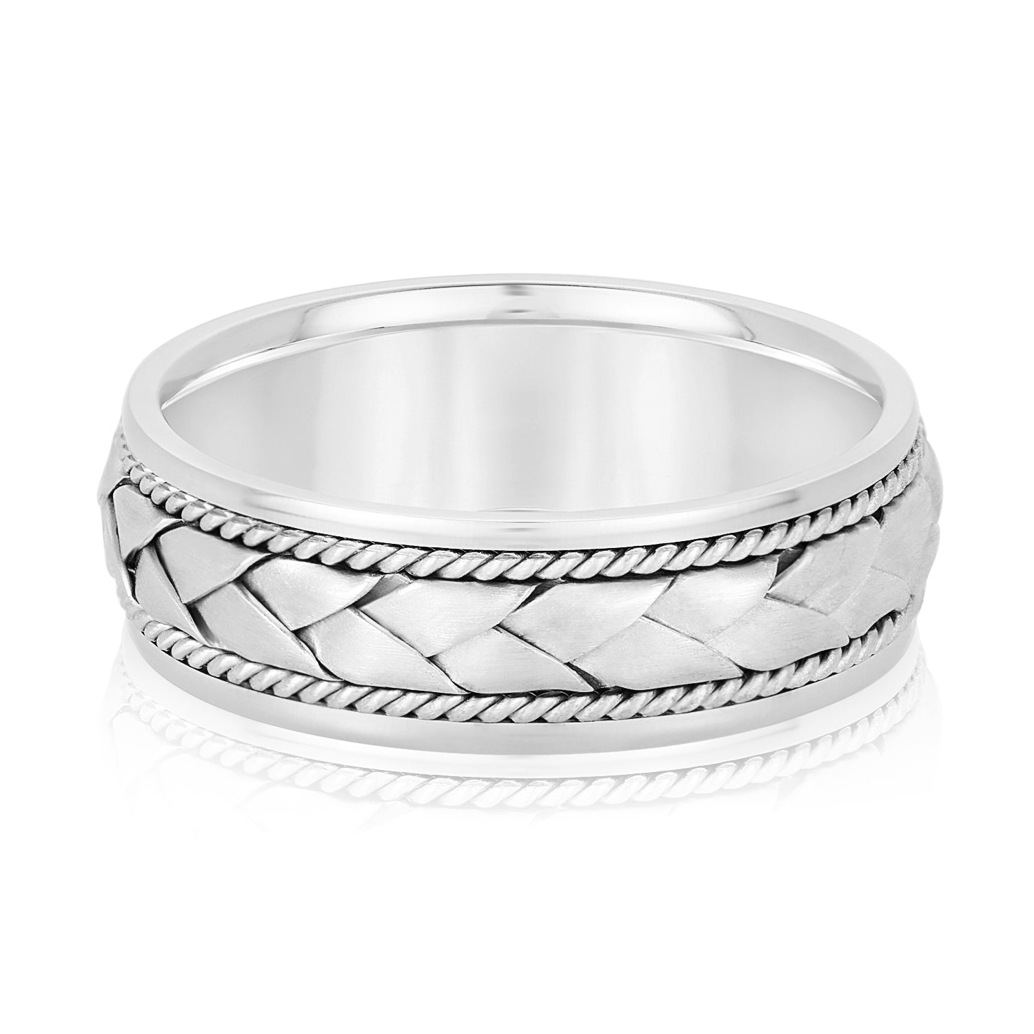 Men's Twisted Rope Braided Weave Band-VIRABYANI