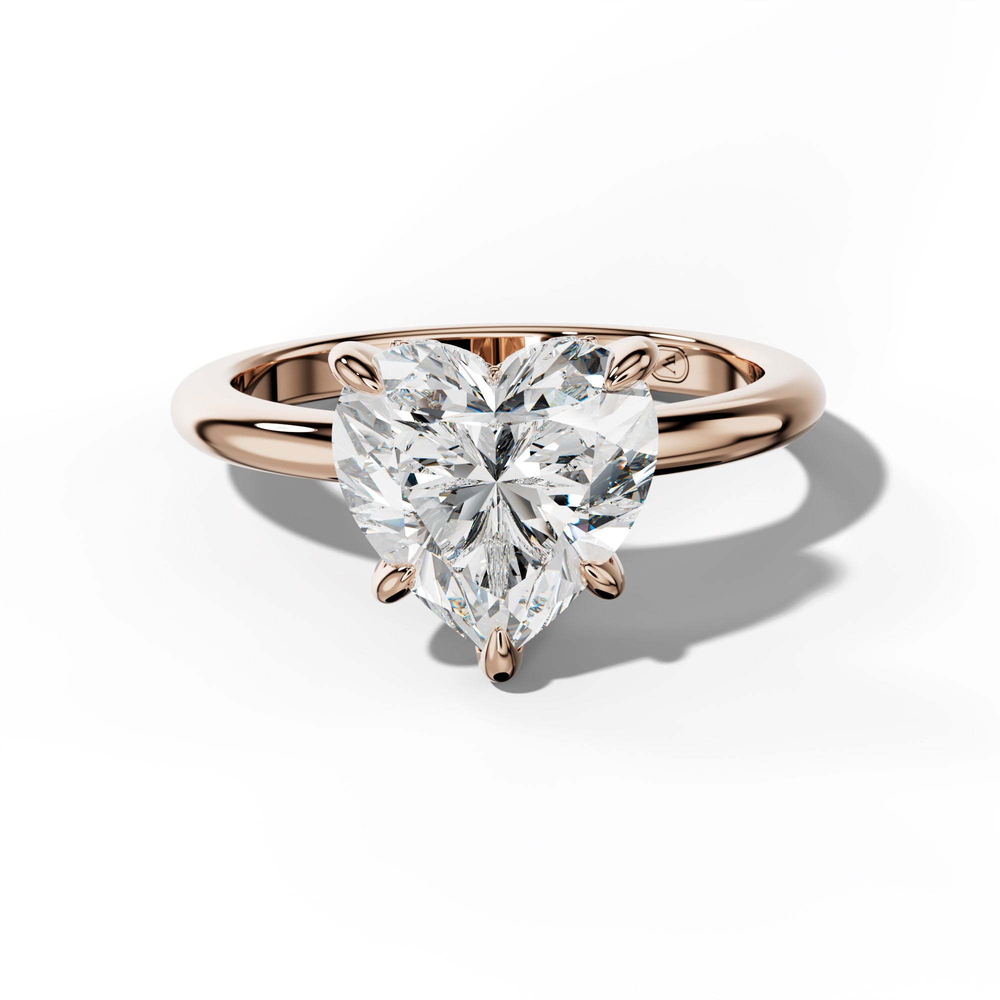 Natalie Heart Diamond Engagement Ring