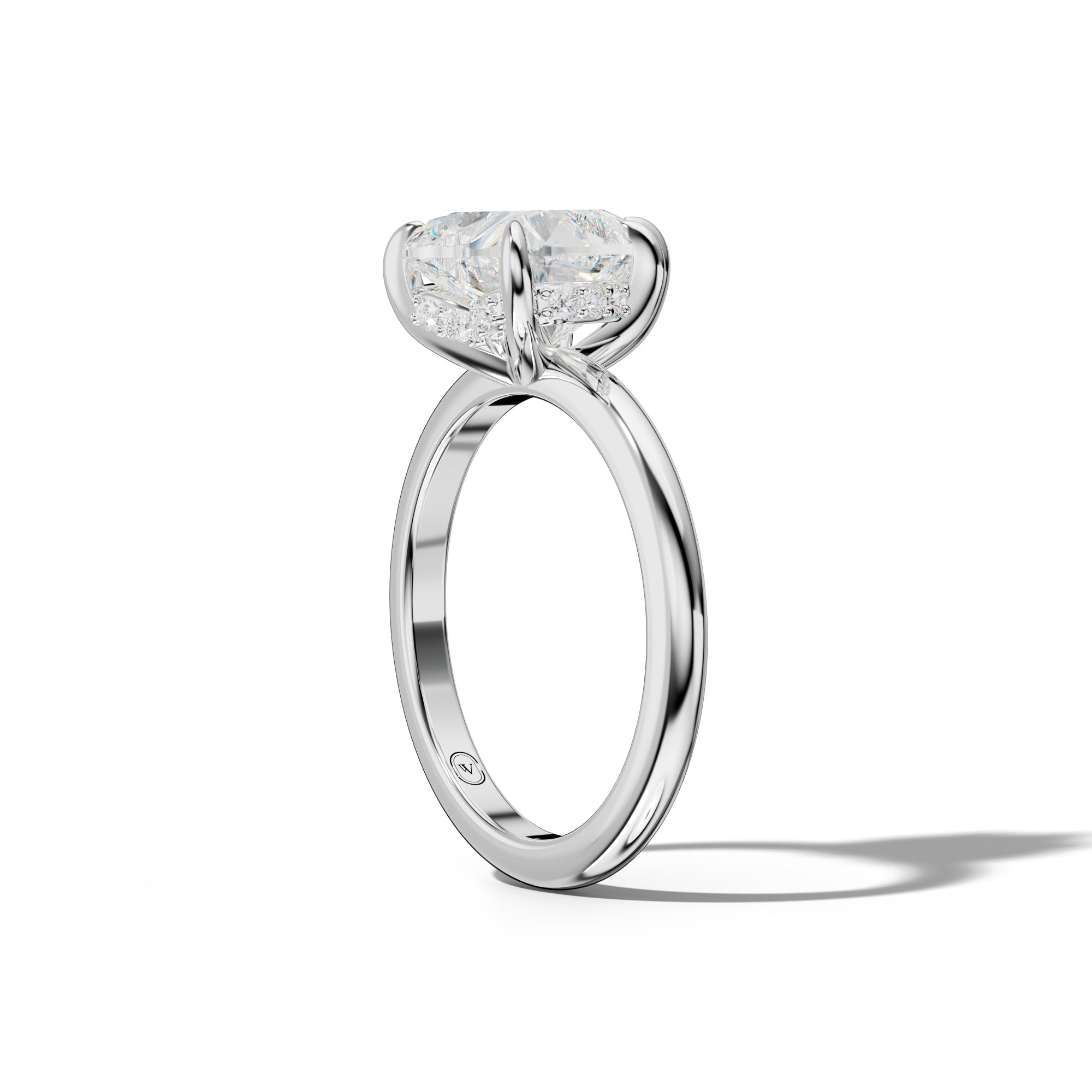 Natalie Heart Diamond Engagement Ring