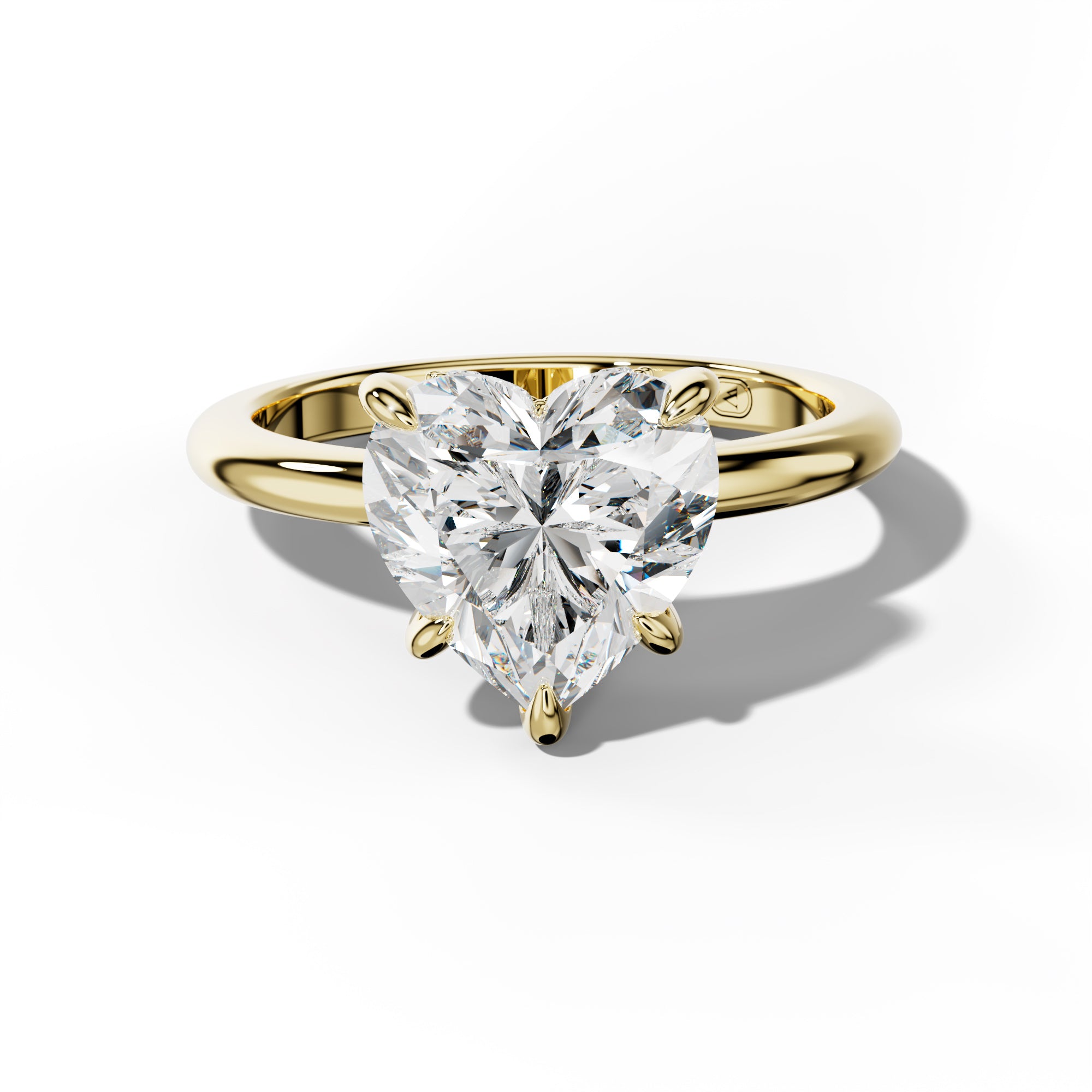 Natalie Heart Diamond Engagement Ring
