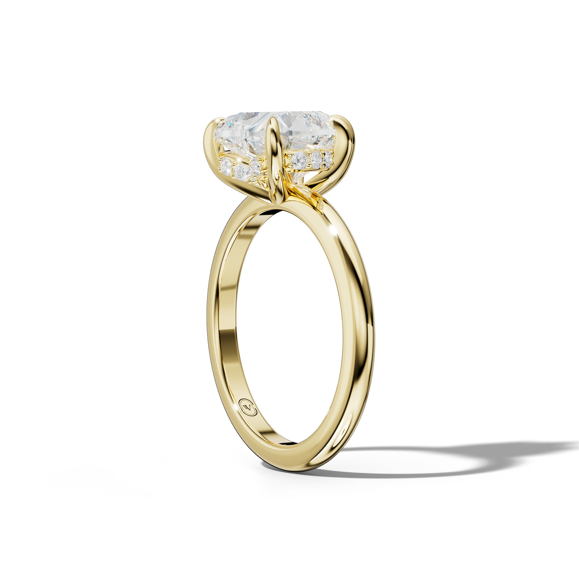 Natalie Heart Diamond Engagement Ring