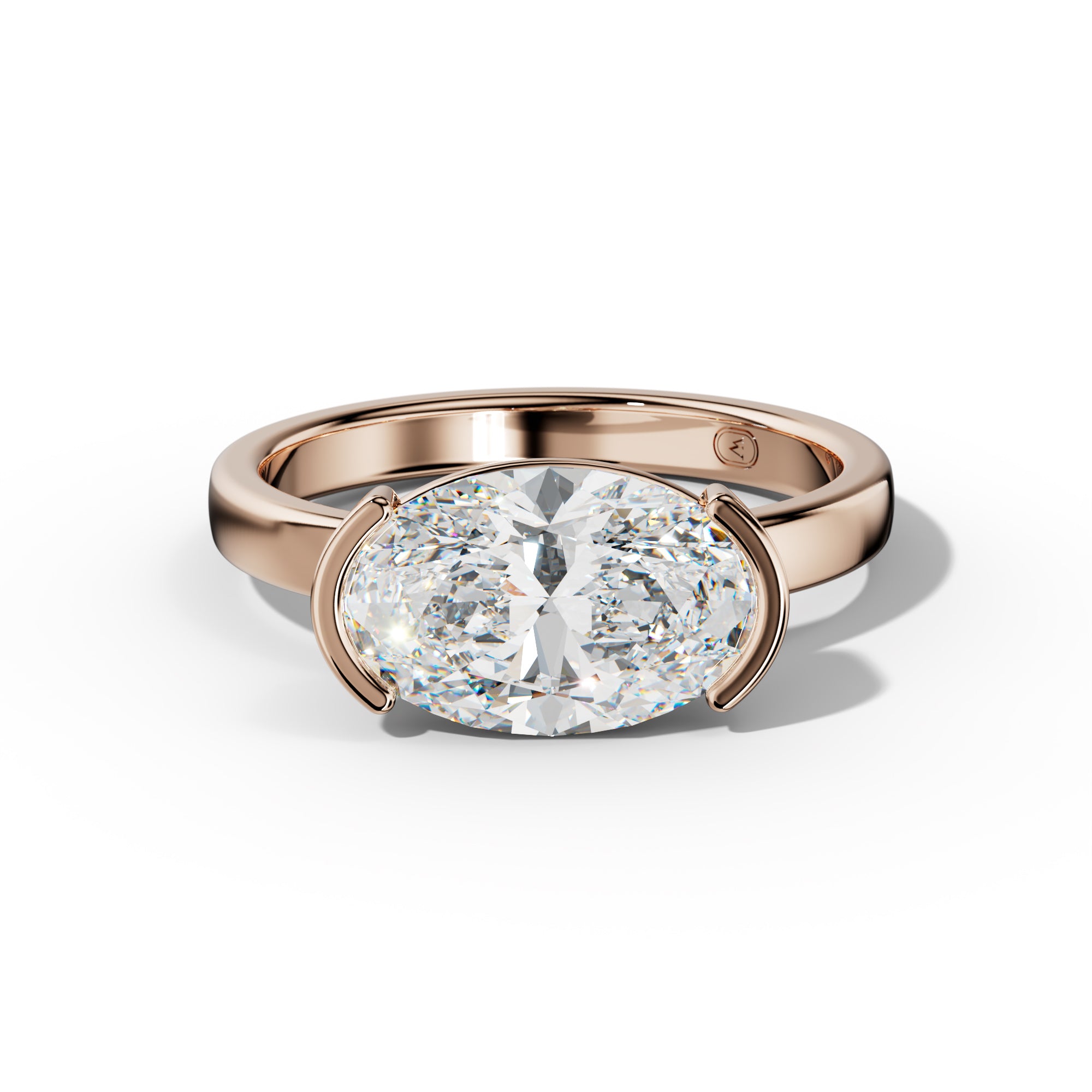 Delilah Oval Diamond Engagement Ring
