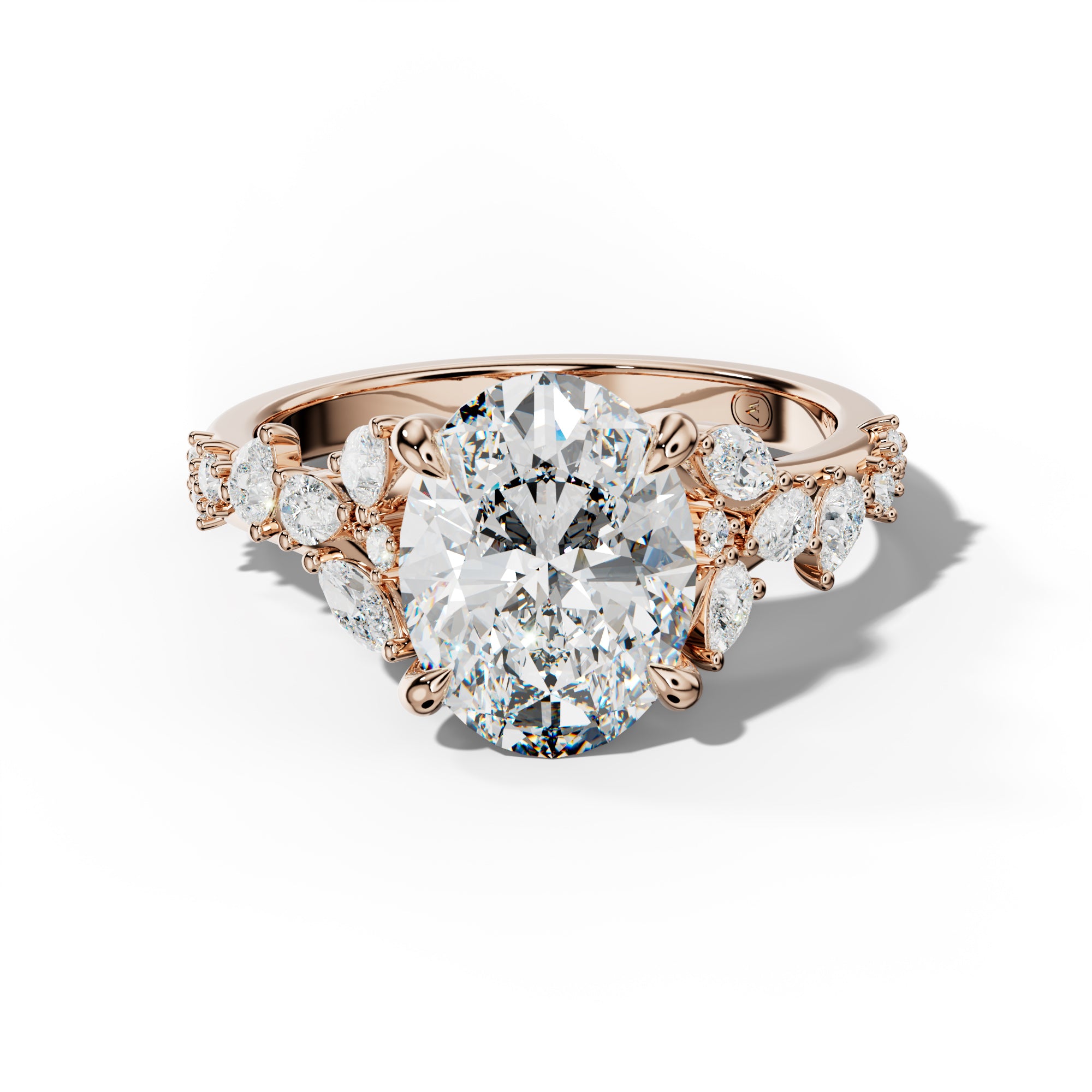 Maggie Oval Diamond Engagement Ring
