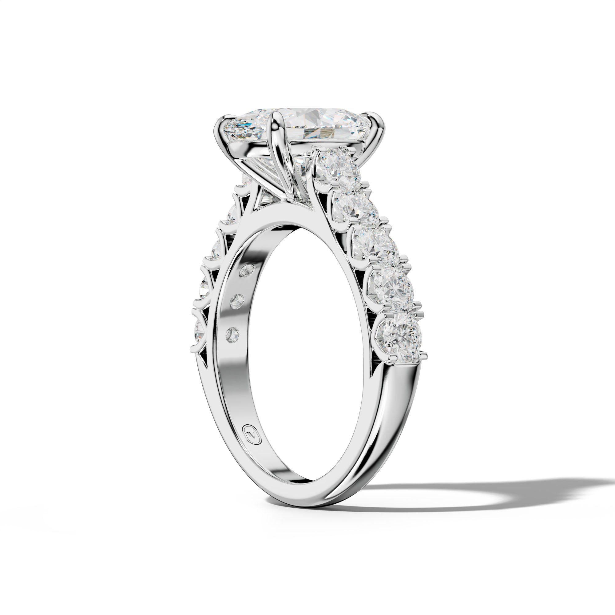 Jenna Oval Diamond Engagement Ring