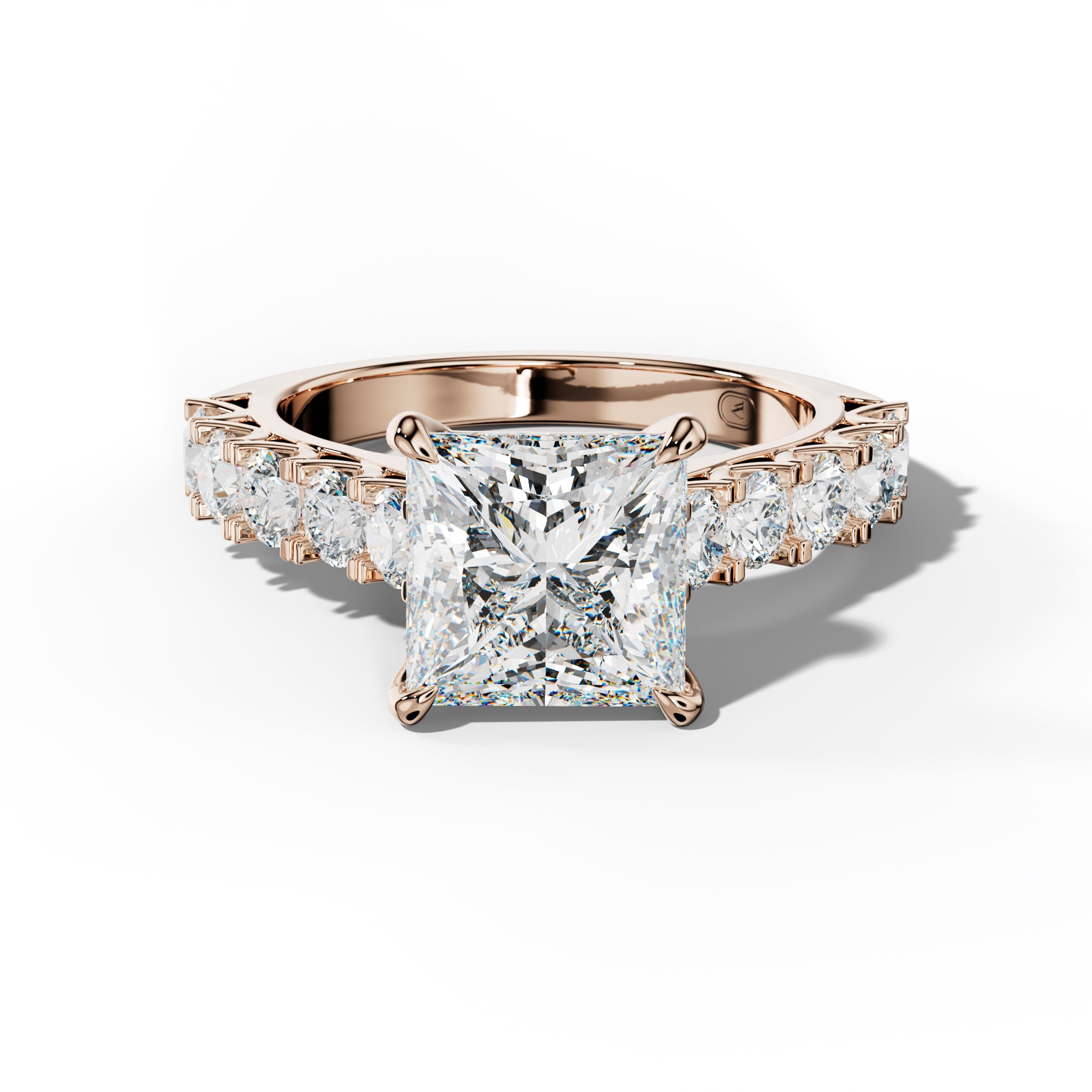Jenna Princess Cut Engagement Ring
