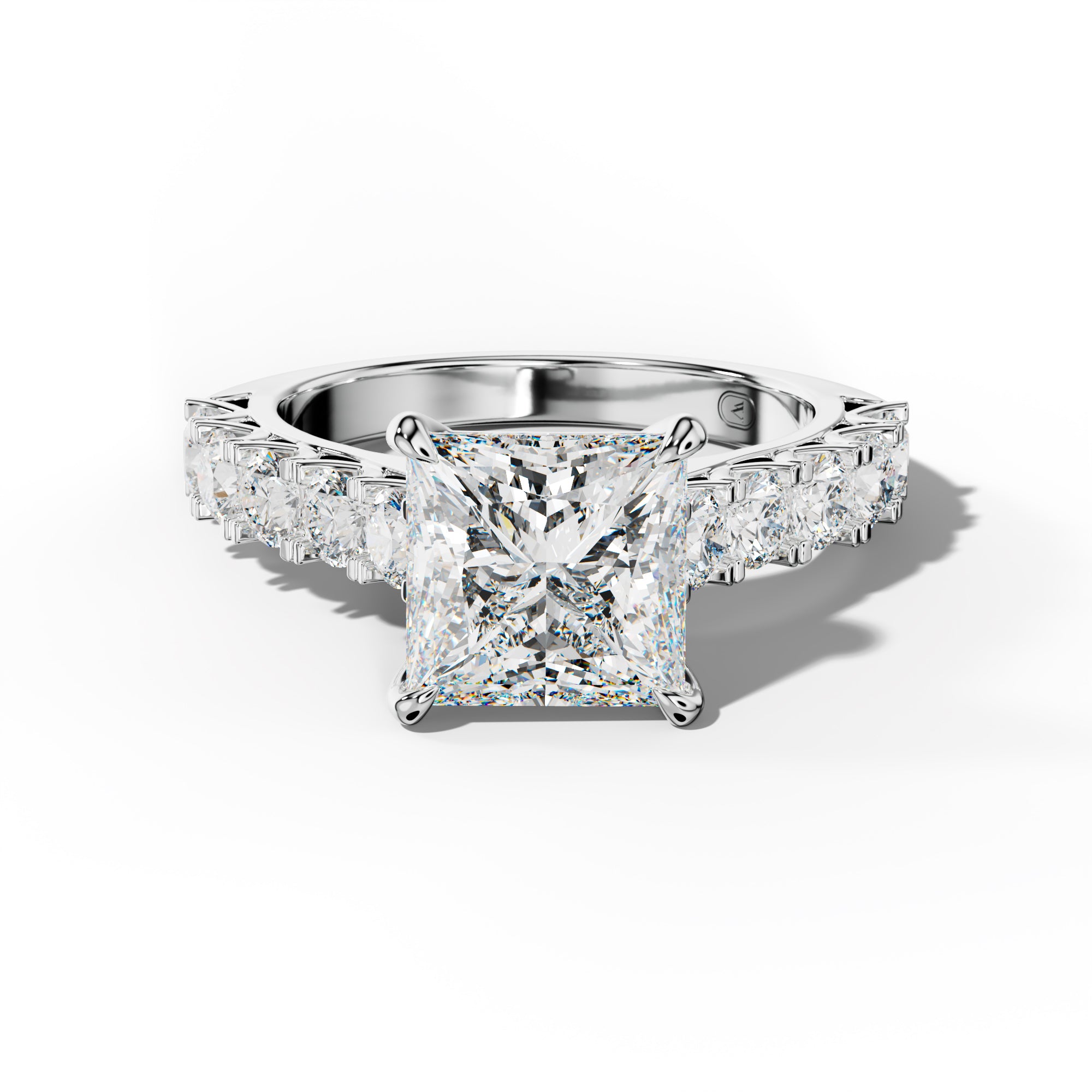 Jenna Princess Cut Engagement Ring