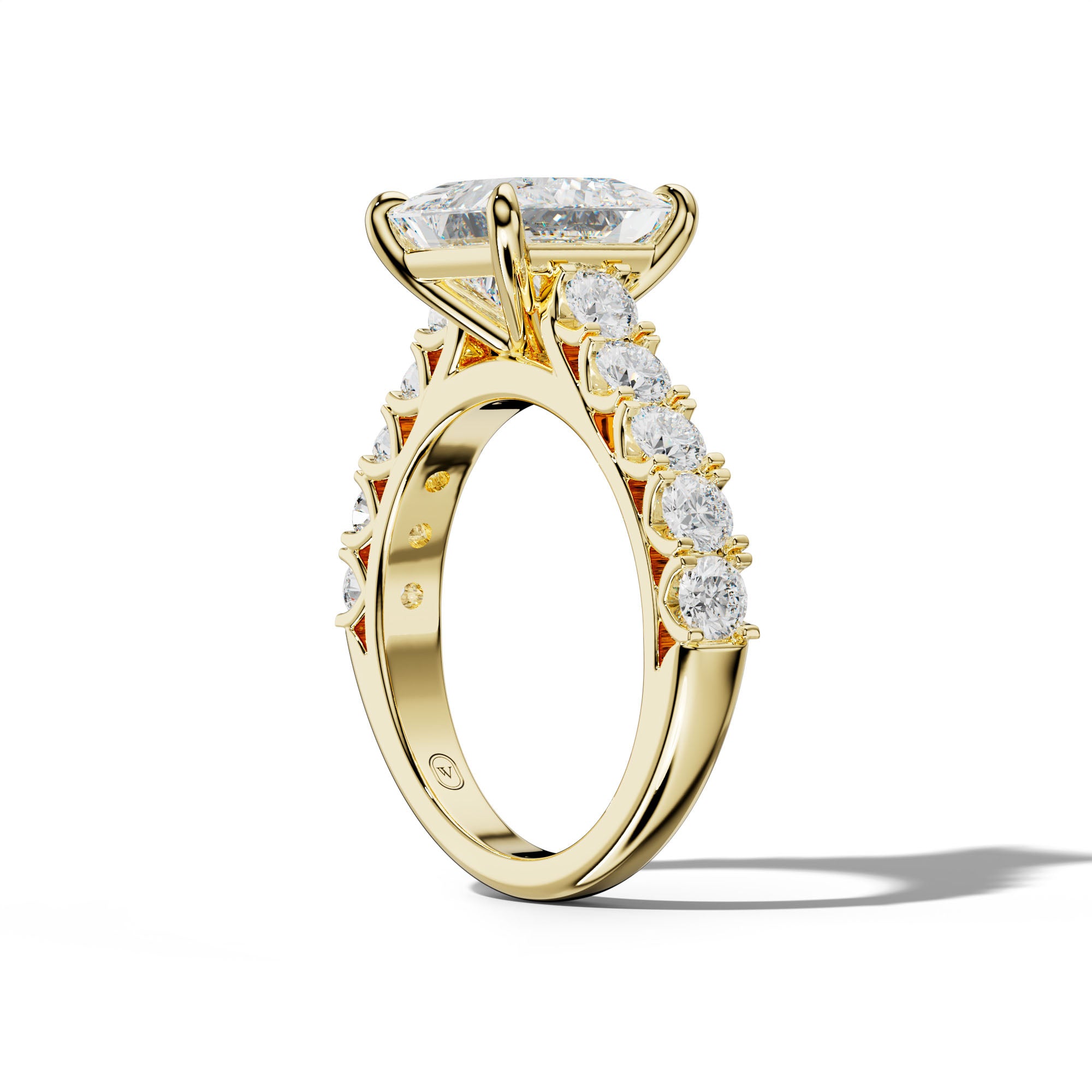 Jenna Princess Cut Engagement Ring