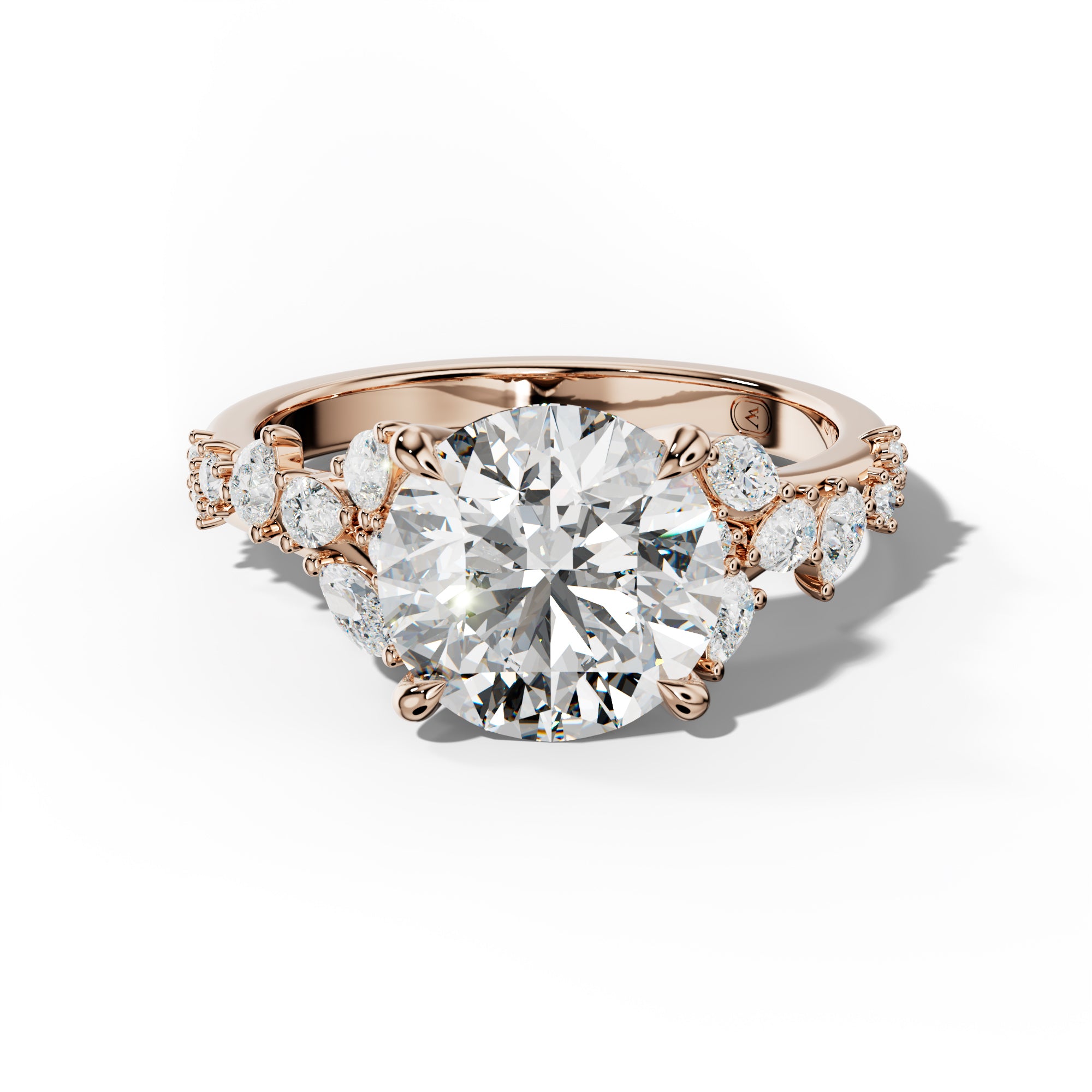 Maggie Round Diamond Engagement Ring