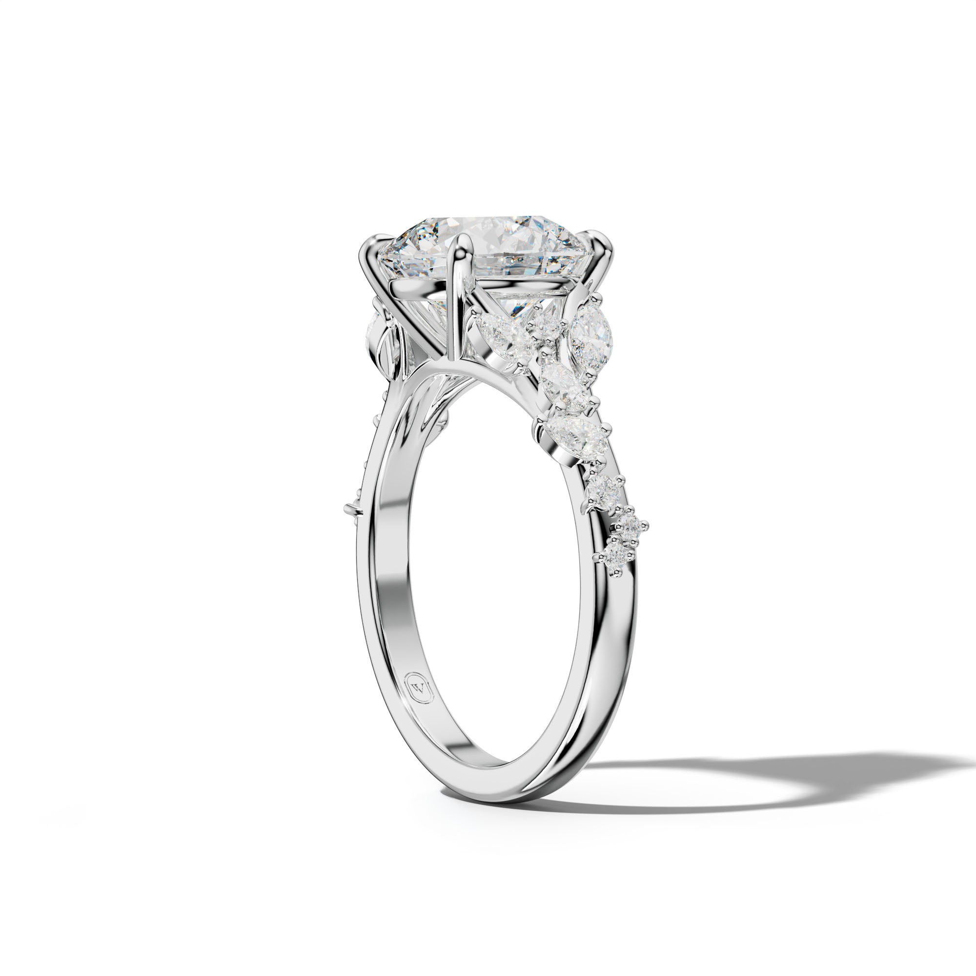 Maggie Round Diamond Engagement Ring