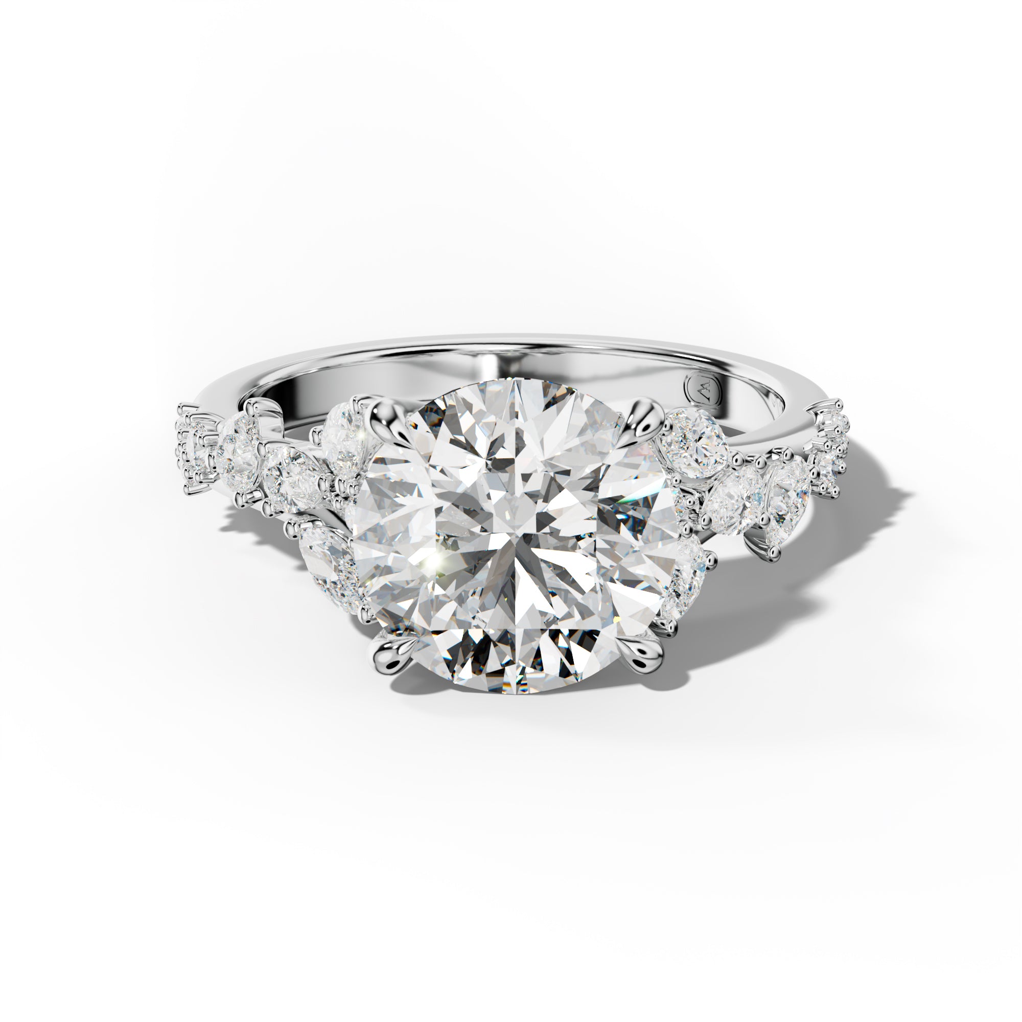 Maggie Round Diamond Engagement Ring