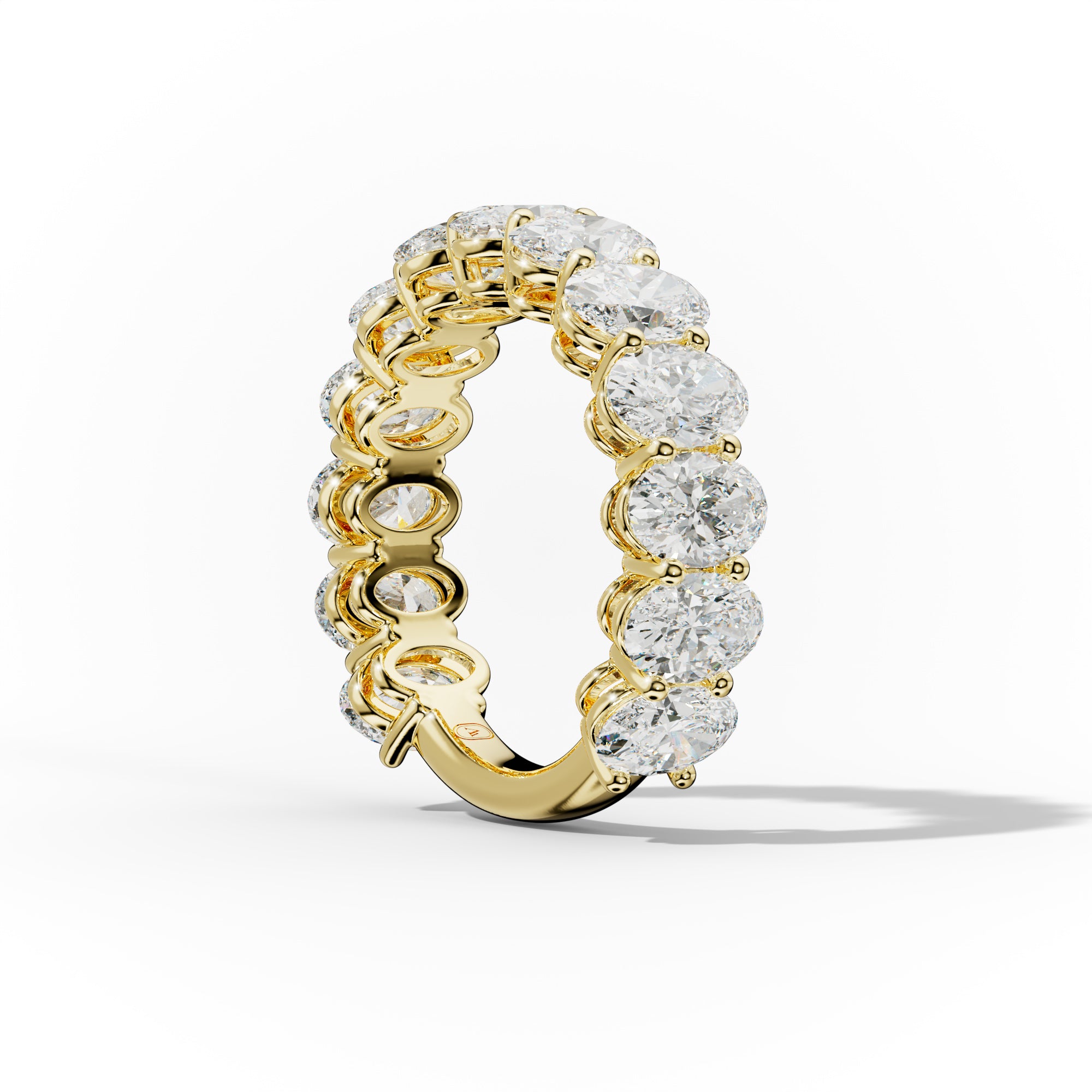 5.0 Carat Oval Diamond Anniversary Band