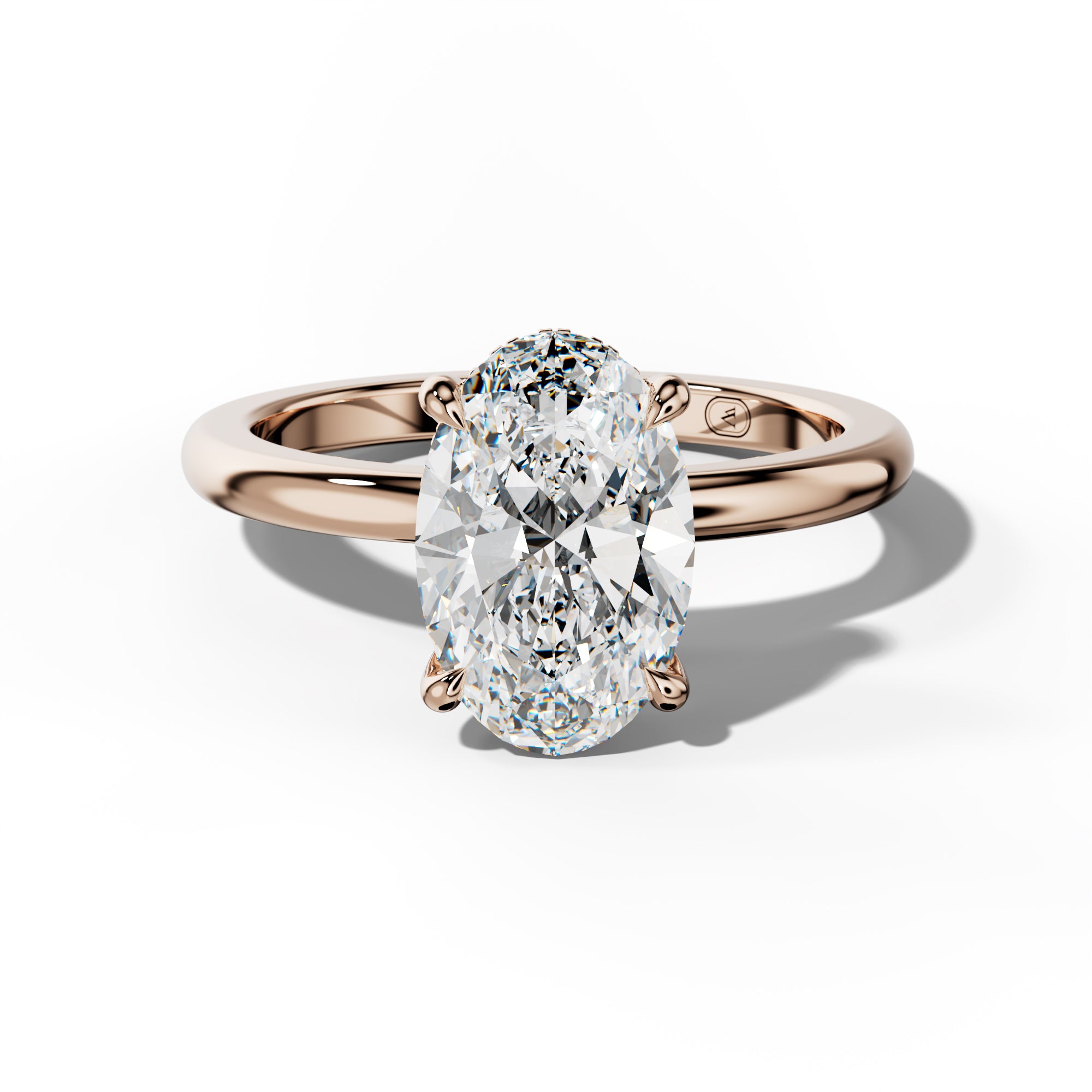 Reese Oval Diamond Engagement Ring