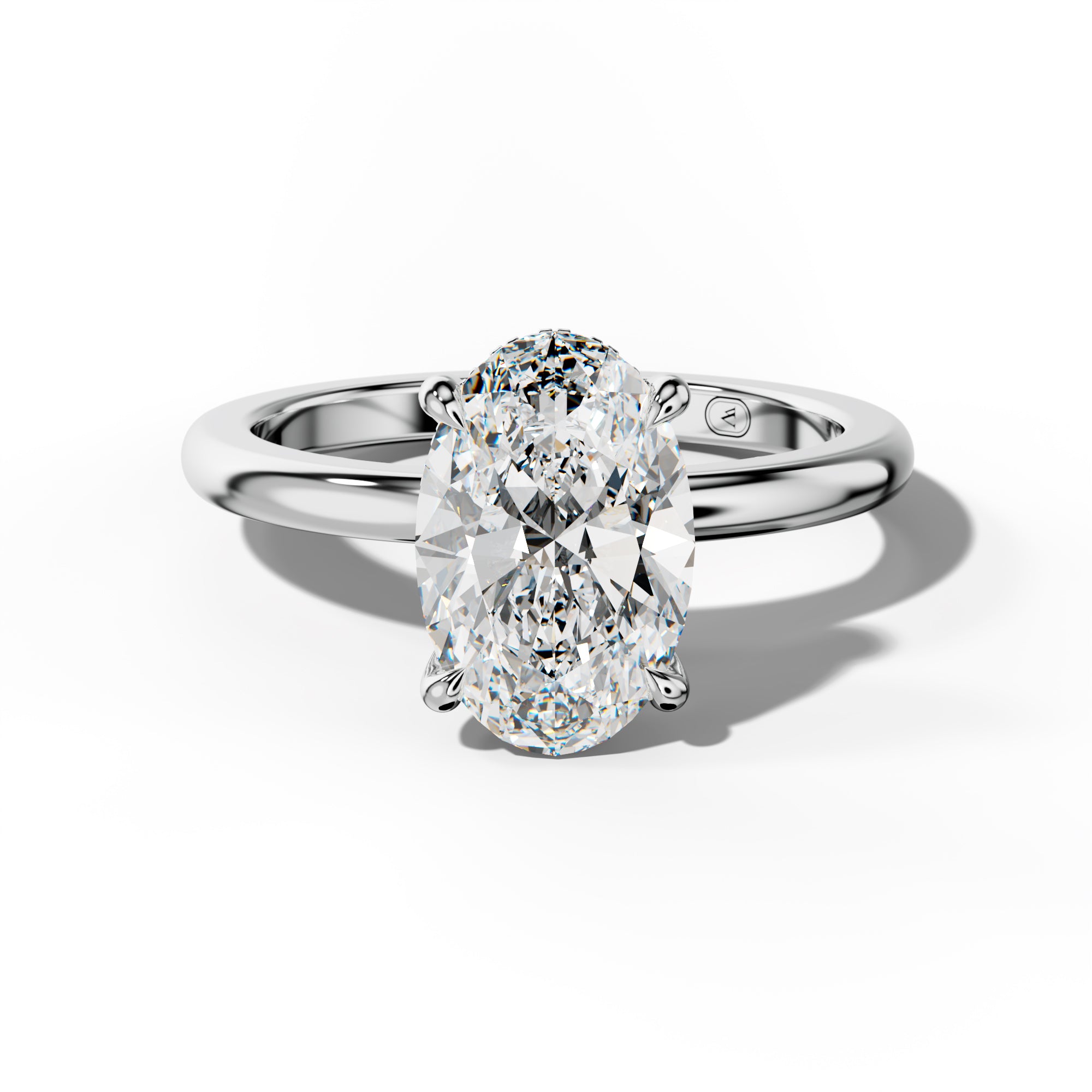 Reese Oval Diamond Engagement Ring