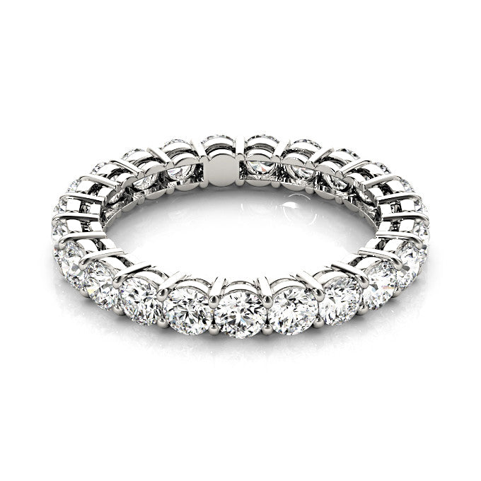 2.30 ct. Round Diamond Eternity Ring-VIRABYANI