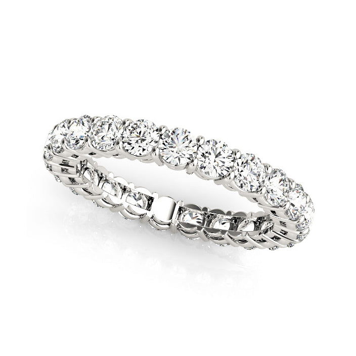 2.30 ct. Round Diamond Eternity Ring-VIRABYANI