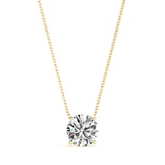 1/3 ct. Lab Diamond Solitaire Necklace-VIRABYANI