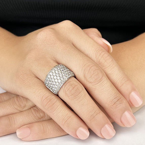 3.13 ct Round Diamond Wedding Band-VIRABYANI