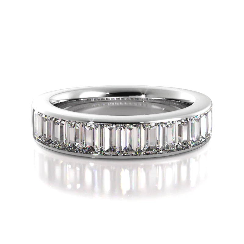 1.82 ct. Baguette Diamond Wedding Band-VIRABYANI