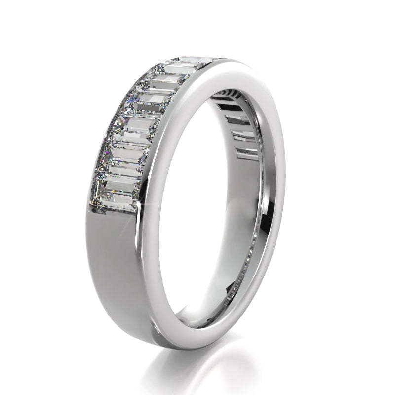 1.82 ct. Baguette Diamond Wedding Band-VIRABYANI