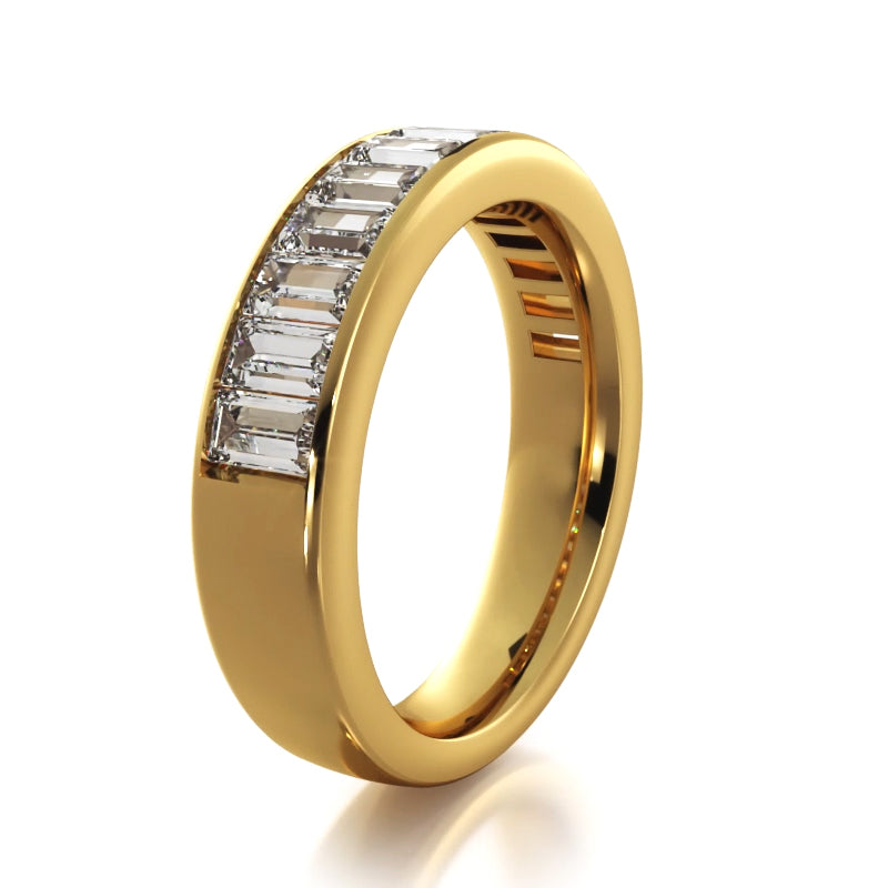 1.82 ct. Baguette Diamond Wedding Band-VIRABYANI