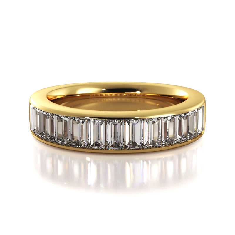 1.82 ct. Baguette Diamond Wedding Band-VIRABYANI