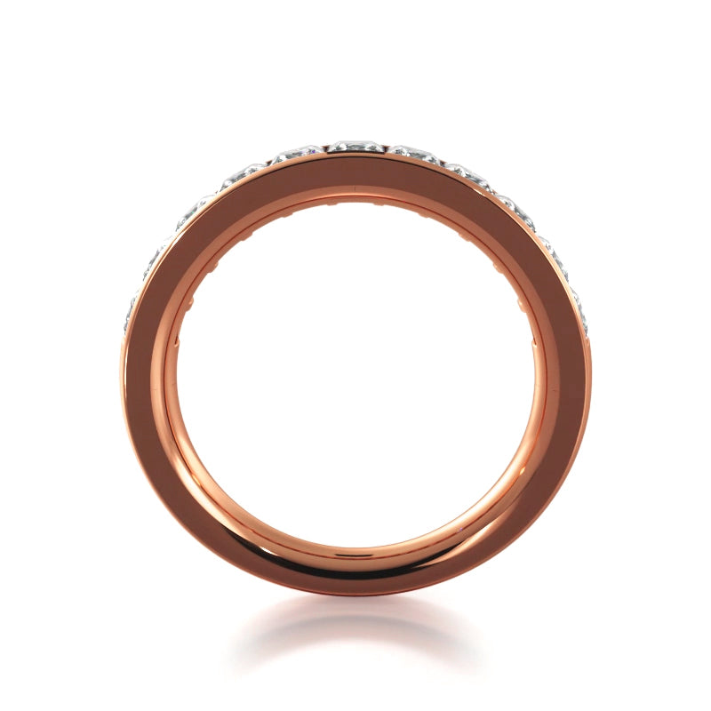 1.10 ct. Princess Diamond Wedding Band-VIRABYANI