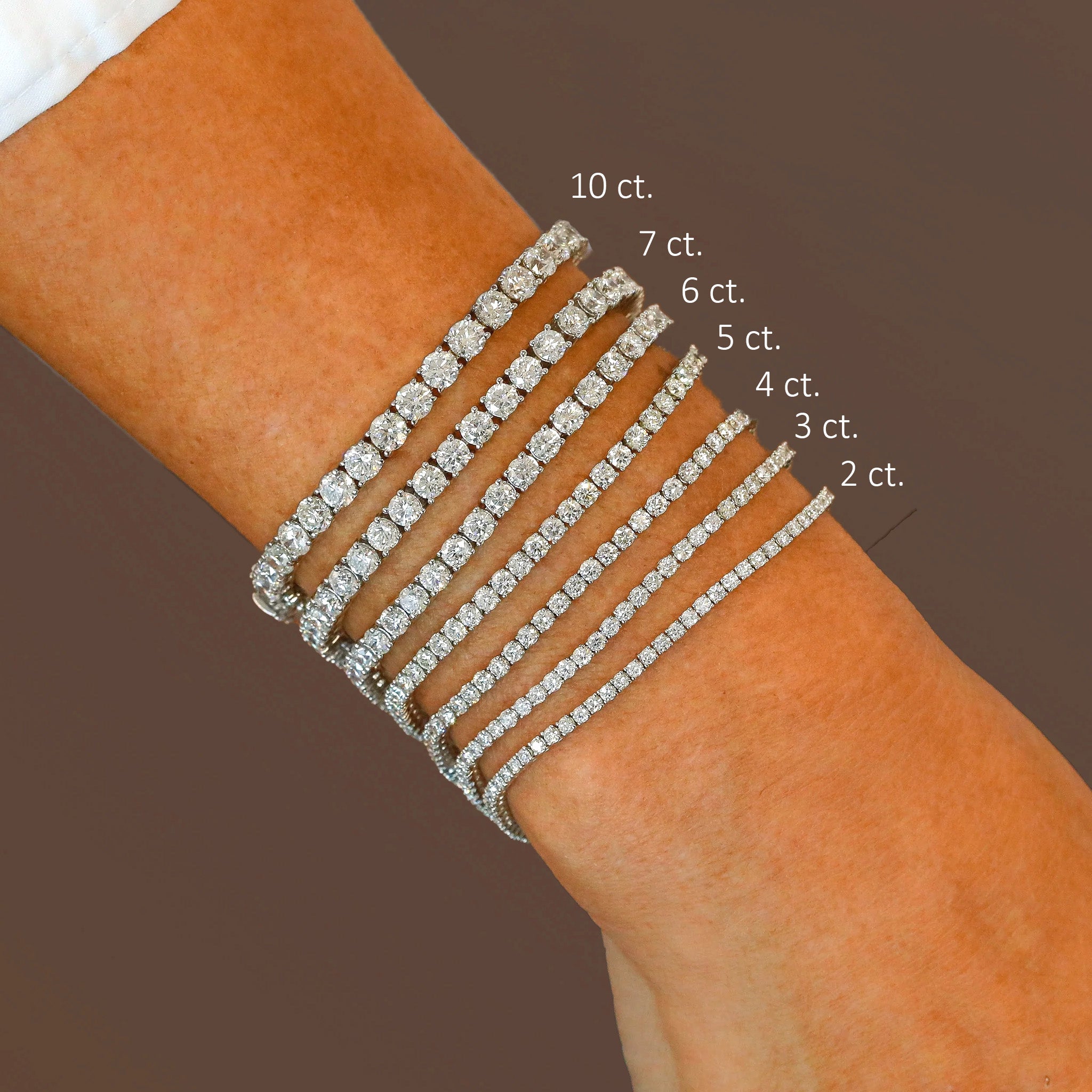 Four Prong Classic Diamond Tennis Bracelet-VIRABYANI