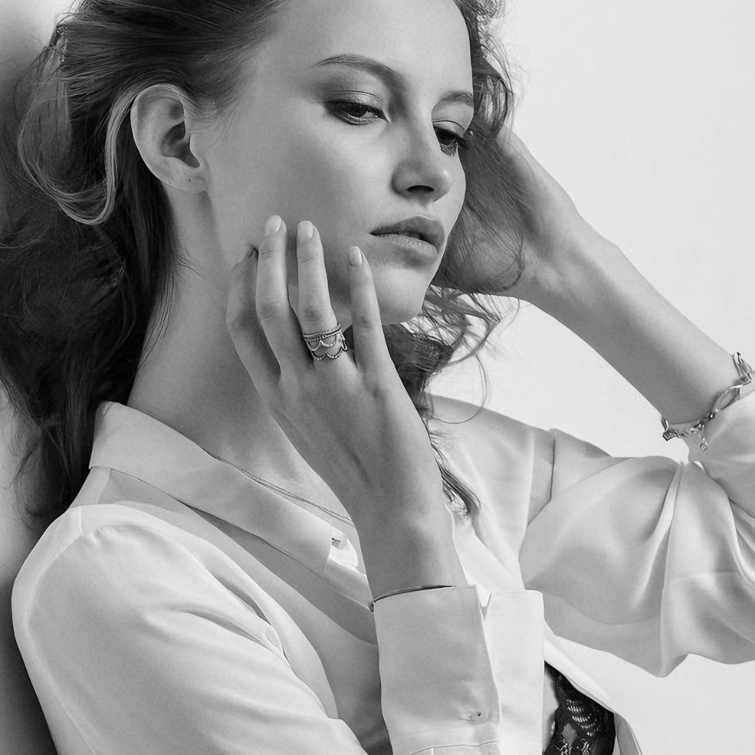 Jado Ebony - Eternity Ring-VIRABYANI