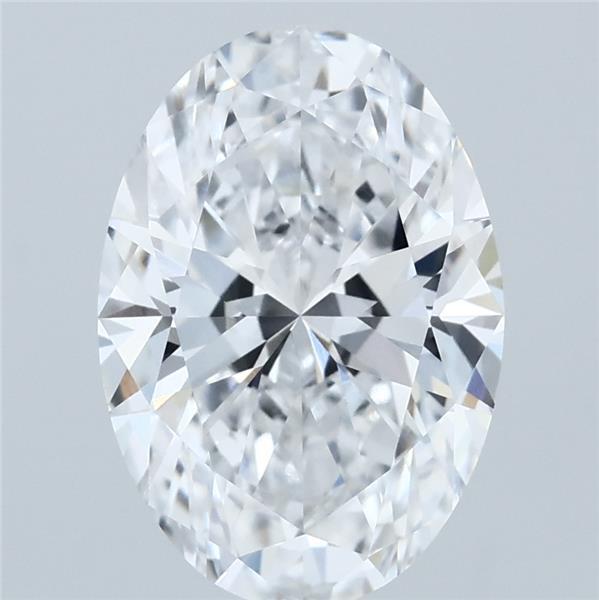 3.05 Carat D-VVS1 Oval Lab Diamond