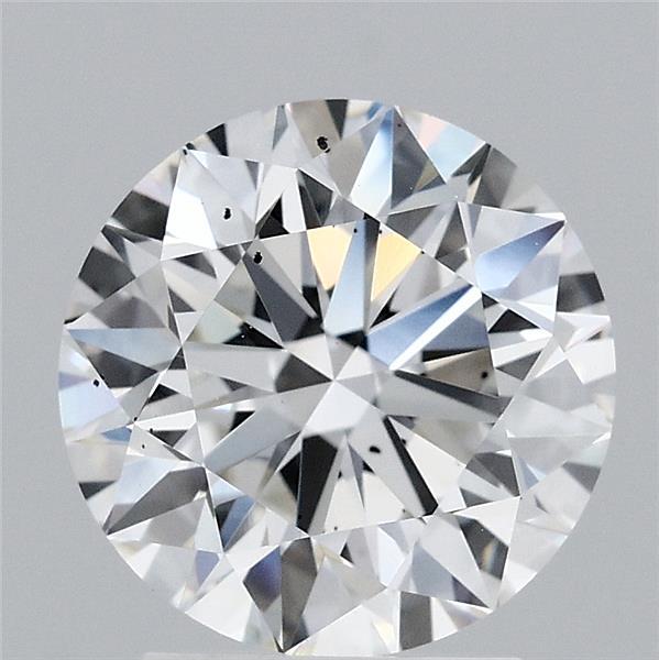 2.52 Carat F-SI1 Round Lab Diamond