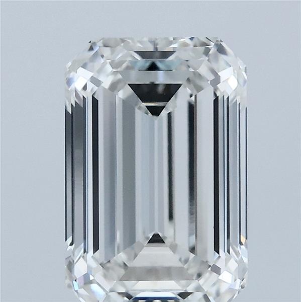 3.02 Carat F-VVS2 Emerald Lab Diamond