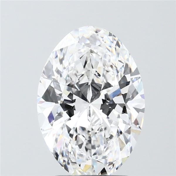 3.09 Carat D-VVS2 Oval Lab Diamond
