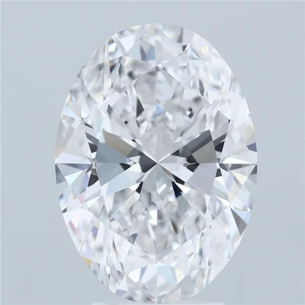 4.21 Carat D-VVS2 Oval Lab Diamond
