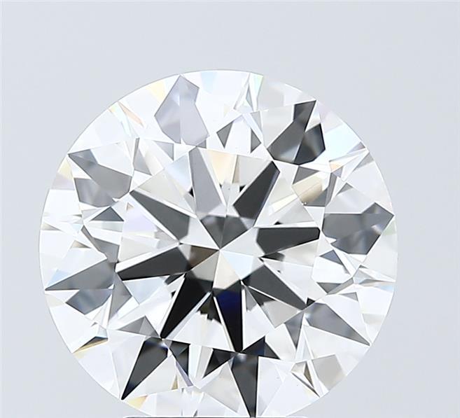 4.05 Carat F-VVS2 Round Lab Diamond