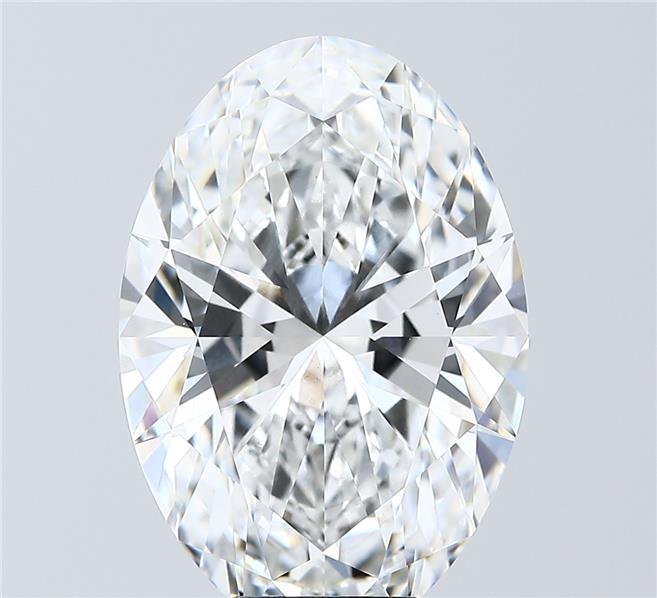 8.03 Carat E VVS2 Oval Lab Diamond