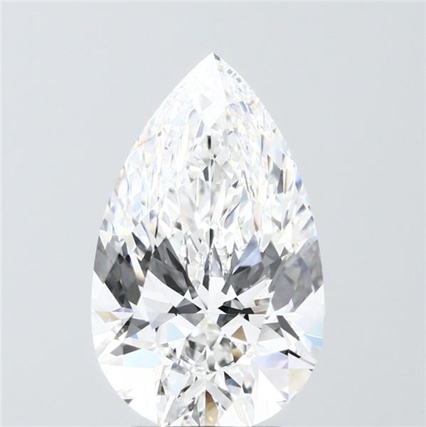 4.00 Carat E-VS1 Pear Lab Diamond