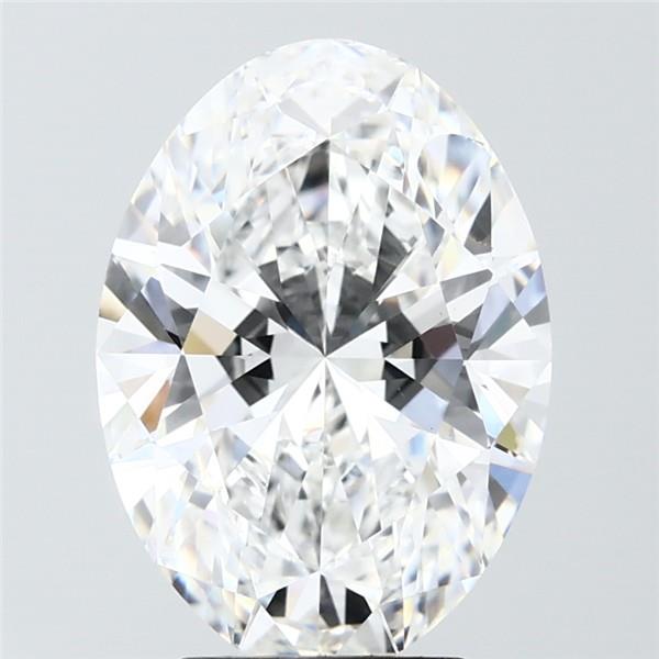 4.08 Carat E-VVS2 Oval Lab Diamond