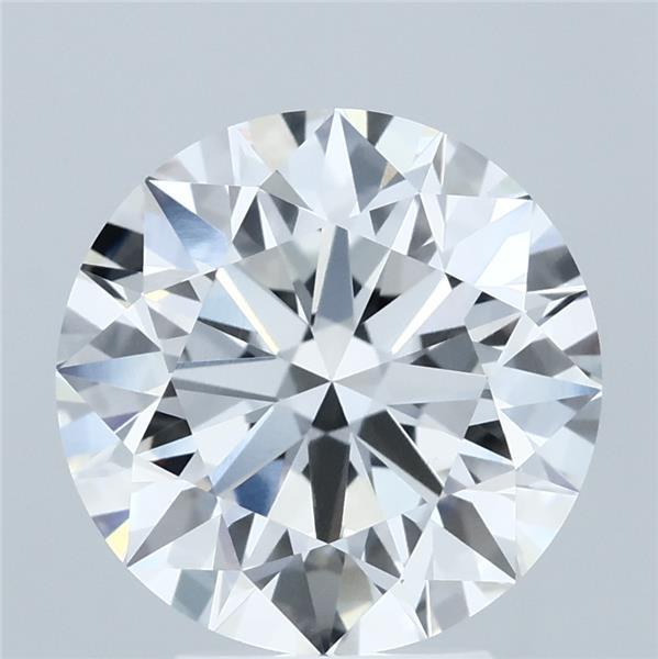 4.07 Carat F-VVS2 Round Lab Diamond