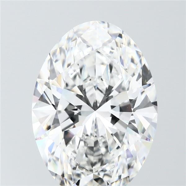 6.09 Carat E-VVS2 Oval Lab Diamond